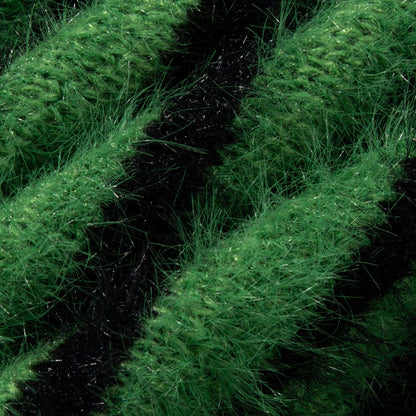 Herr Streetwear Randig Stickad Oversized Tröja – Perfekt för Höst och Vinter