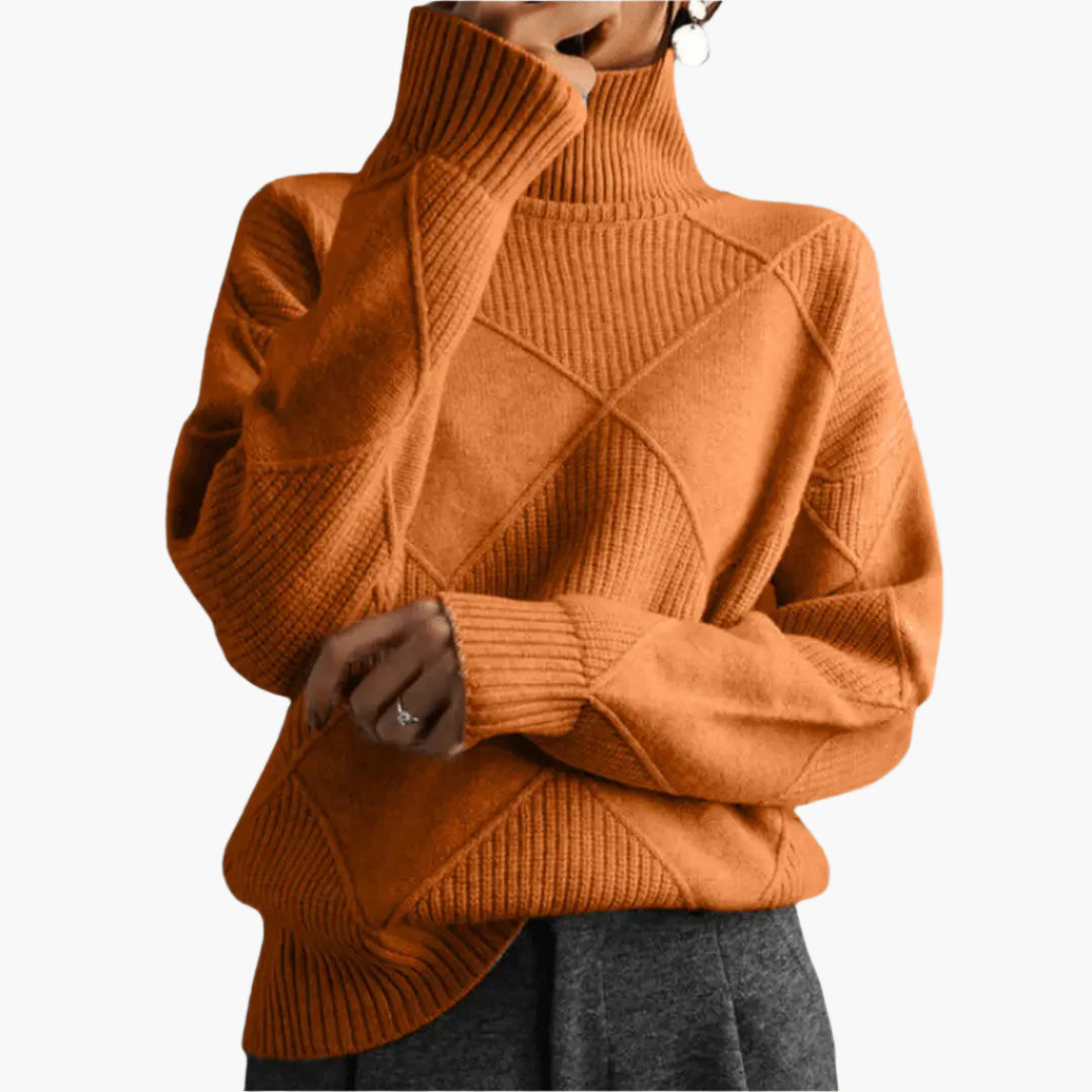 Dam Tröja i Oversized Stil för Vardagsbruk och Eleganta Tillfällen