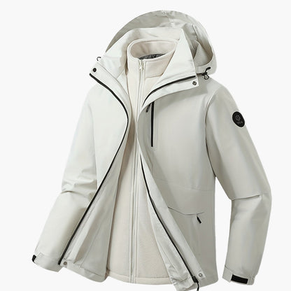 Herr Softshelljacka med Avtagbar Innerjacka – Vattentät och Vindskyddad för Vardagsbruk