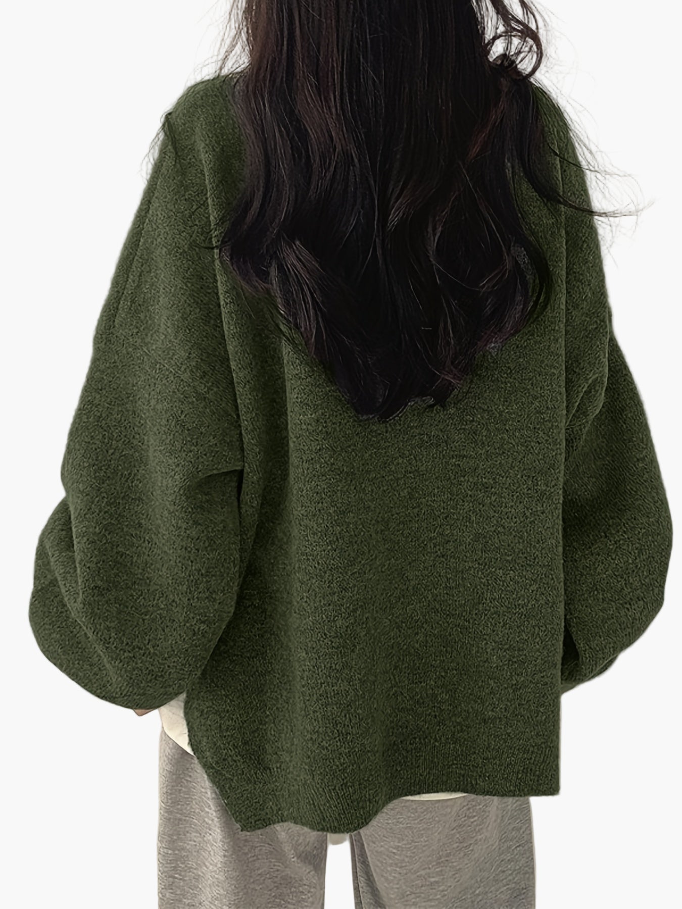 Damtröja med avslappnad passform och vardagsstil – Perfekt för höst och vinter