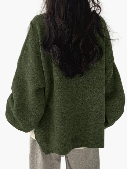 Damtröja med avslappnad passform och vardagsstil – Perfekt för höst och vinter