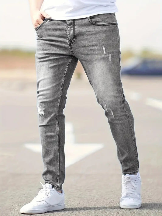 Michael – Slim Fit Stretch Denim Jeans för Män