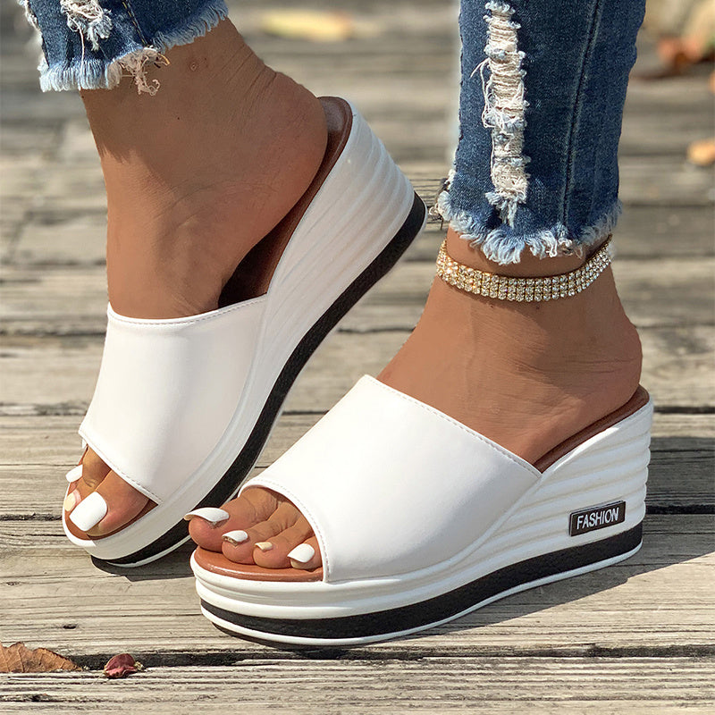 Gillian – Sandaler med fiskmunsdesign och hög klack för kvinnor