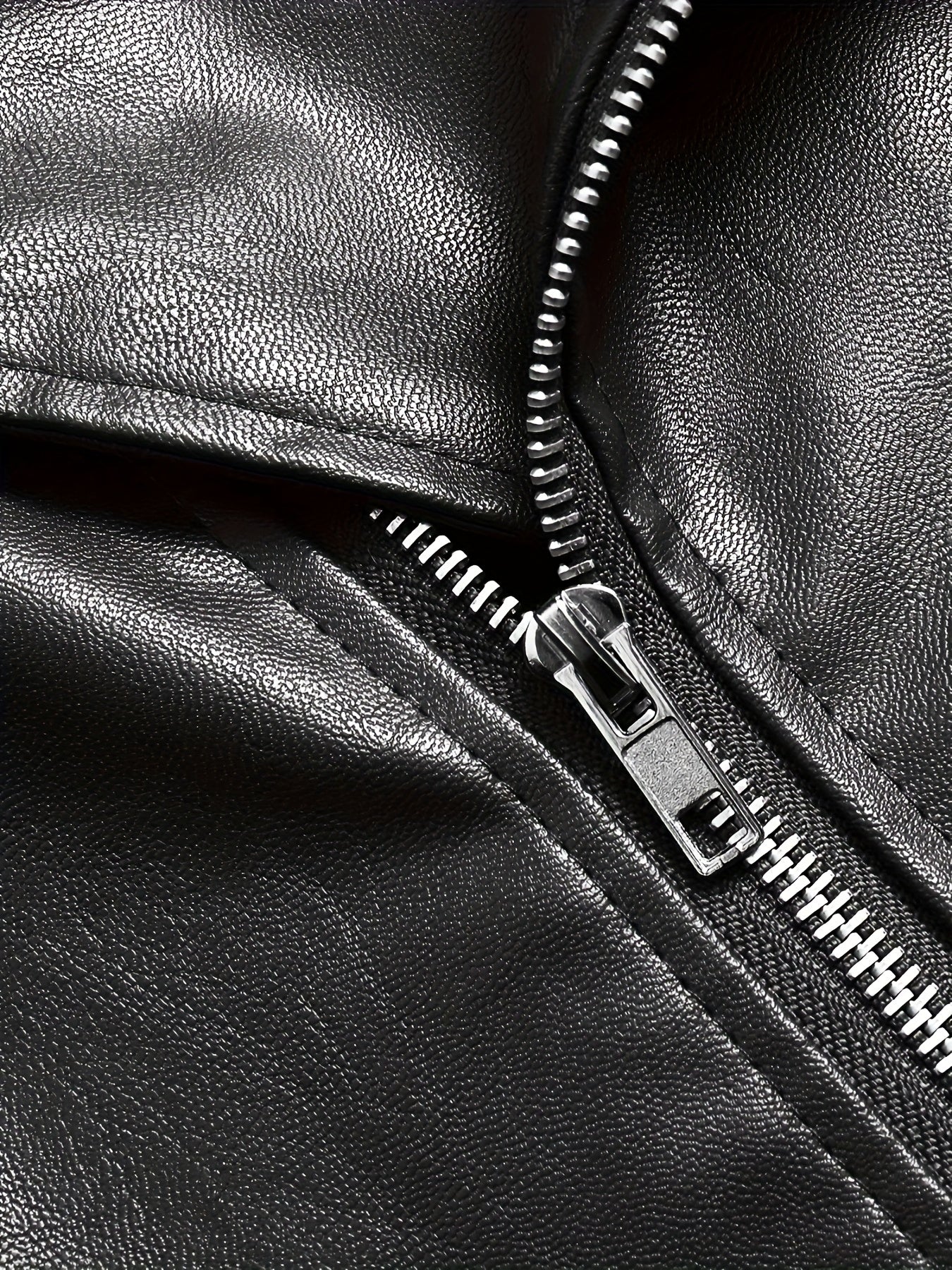 Herr Vintage Bikerjacka – Modern Streetwear Med Stil