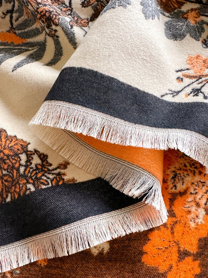 Dam Kimono med Blommönster och Elegant Stil för Vardagsbruk och Fest
