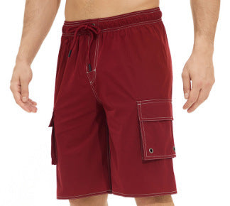 Howard – Herrensolida färg utomhuscasual strandshorts