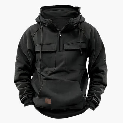 Larry – Taktisk vinterhoodie för män