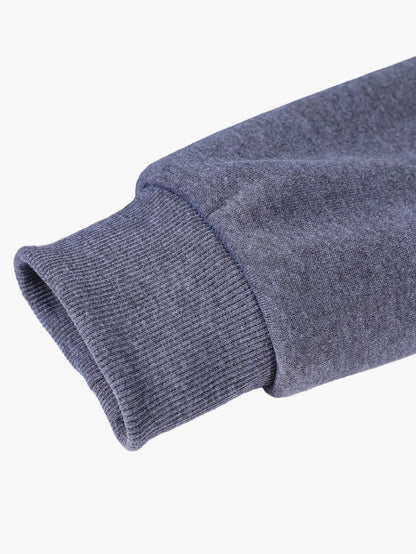 Herrarnas sportiga träningsdress med huva och dragkedja – avslappnad stil för gym och vardag