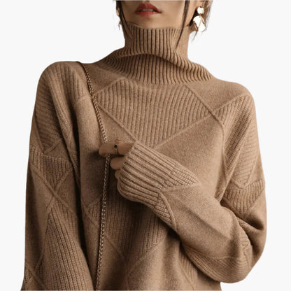Dam Tröja i Oversized Stil för Vardagsbruk och Eleganta Tillfällen