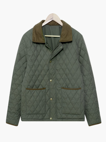 Herr quiltad jacka för höst och vinter – klassisk casual stil