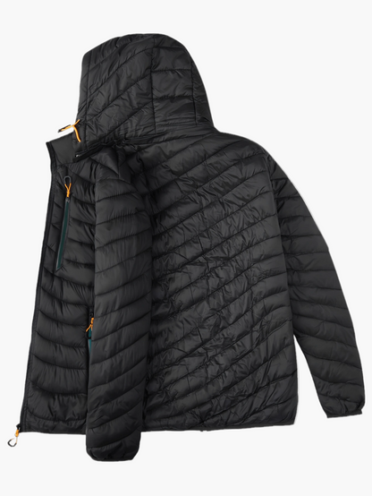 Herrarnas lättviktsjacka med huva – Vardagsstil för utomhusaktiviteter