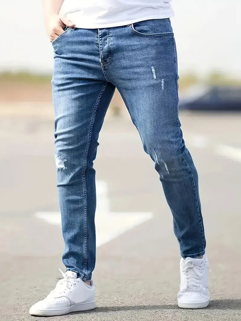Tim – Slim-fit Stretch Jeans i Amerikansk Stil