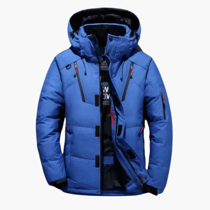 Alex – Herrjacka i dun med modern stil