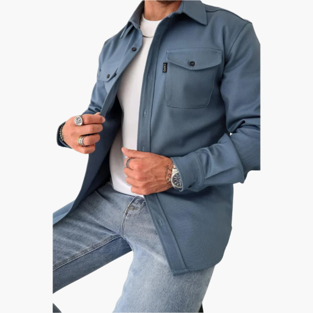 Joe – Knappjacka Overshirt för Moderna Män