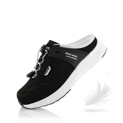 Alexander – Unisex lätta slip-on atletiska träskor med andningsbart nät och justerbar dragsko