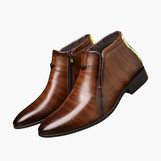 Herr Retro Ankelboots – Stilrena Höga Kängor för Mode och Vardag