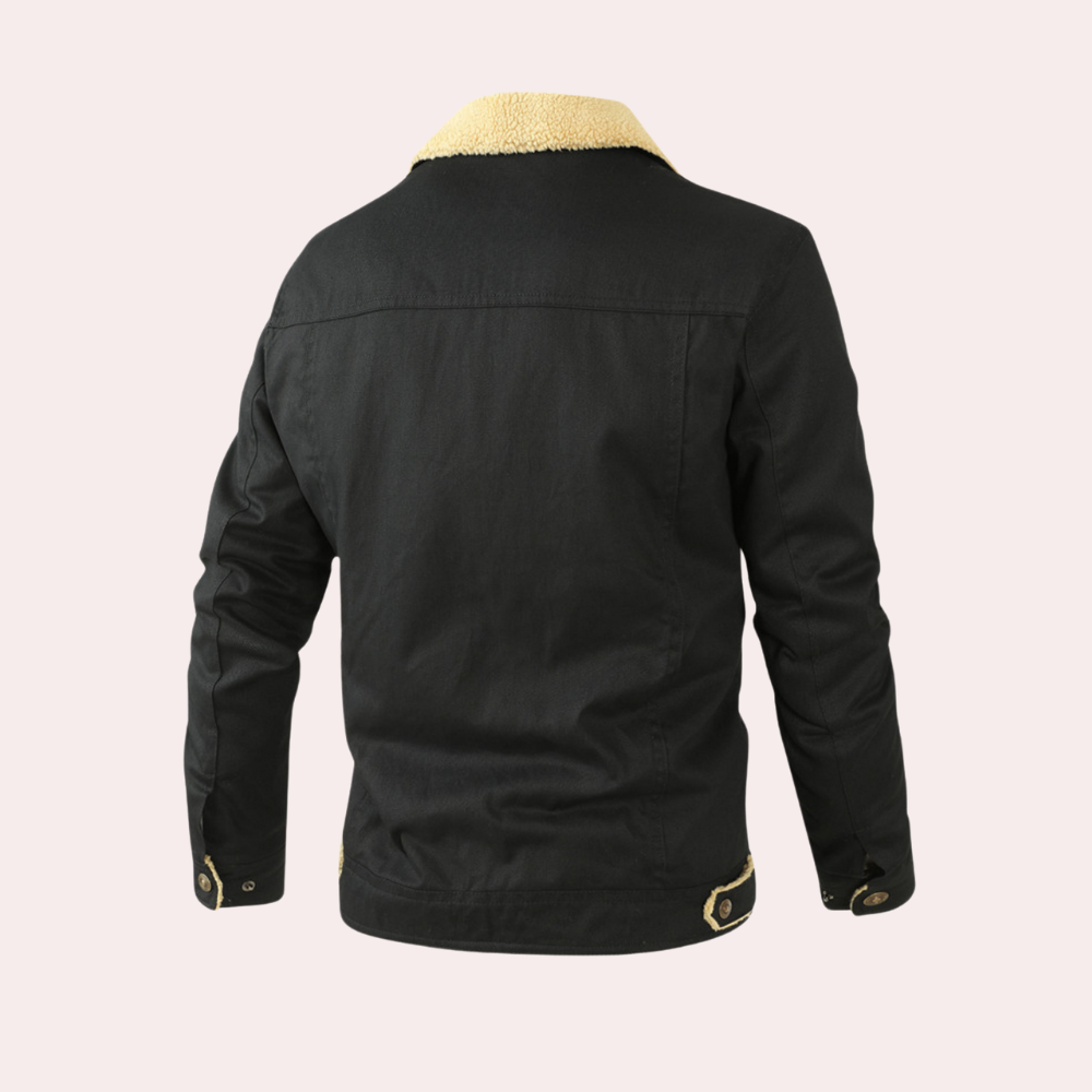 Herrjacka Bomber Vintage Vinter – Varm och Stilfull Vardagsjacka