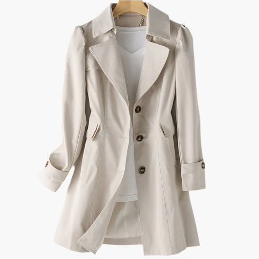 Dam Trenchcoat – Elegant och Mångsidig Kappa för Vardag och Fest