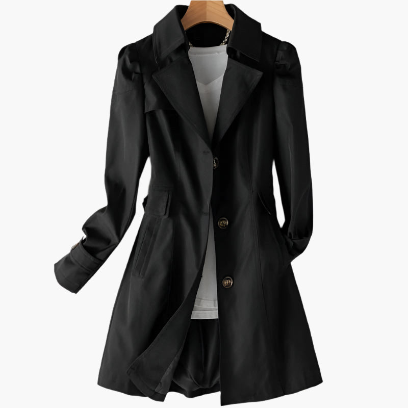 Dam Trenchcoat – Elegant och Mångsidig Kappa för Vardag och Fest