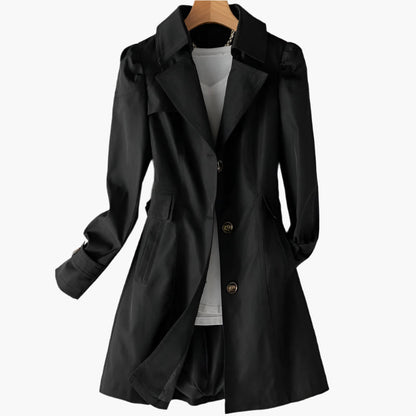 Dam Trenchcoat – Elegant och Mångsidig Kappa för Vardag och Fest