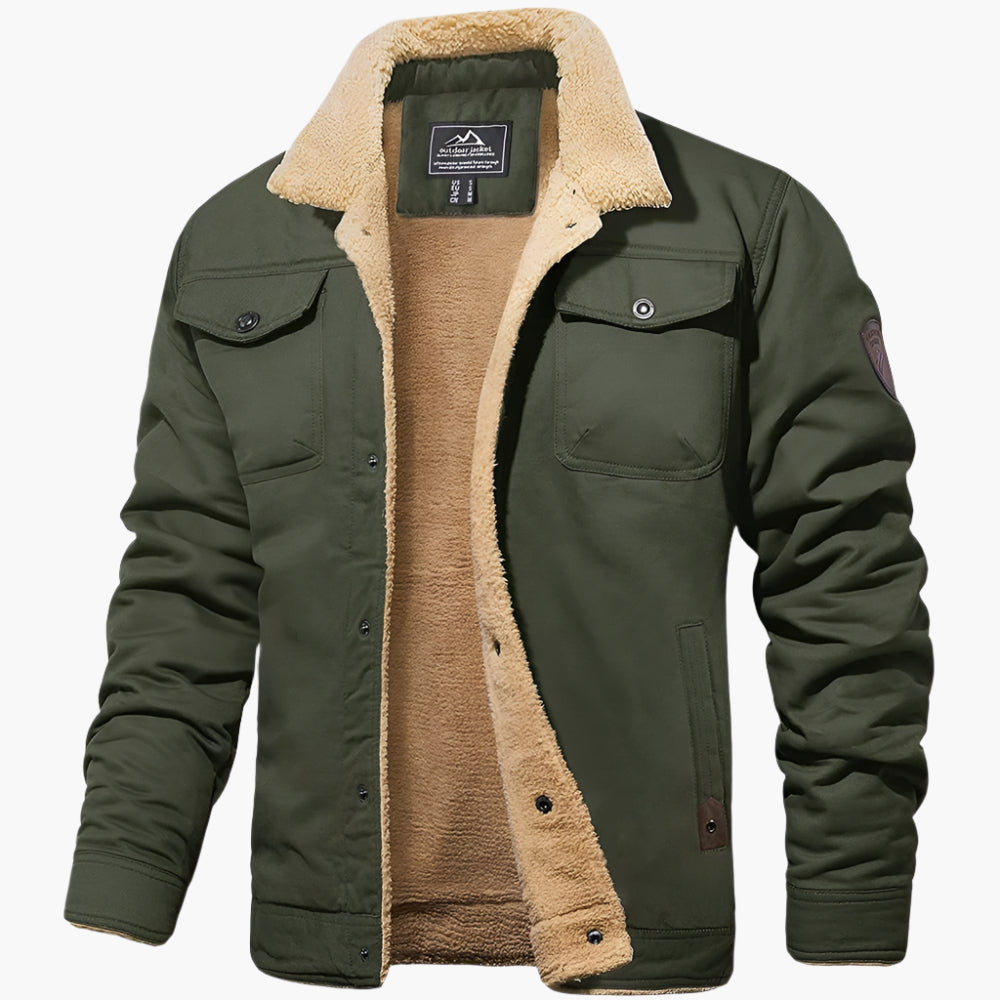Herrjacka Bomber Vintage Vinter – Varm och Stilfull Vardagsjacka