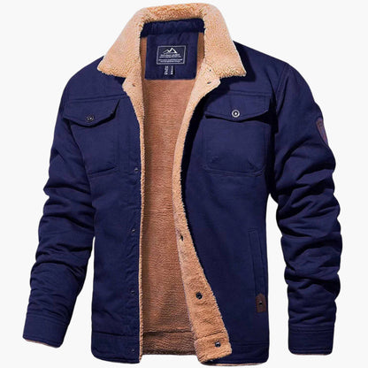Herrjacka Bomber Vintage Vinter – Varm och Stilfull Vardagsjacka