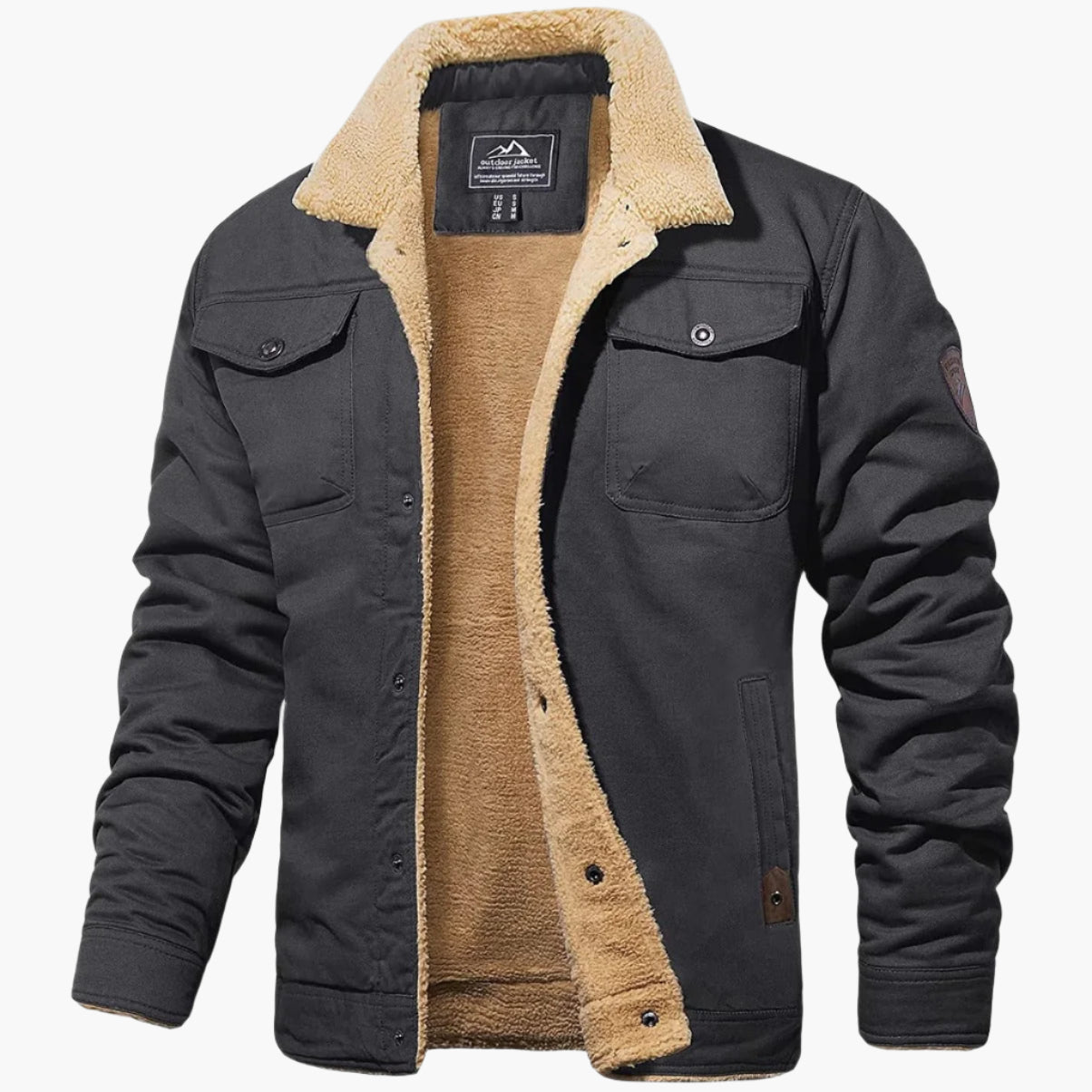 Herrjacka Bomber Vintage Vinter – Varm och Stilfull Vardagsjacka