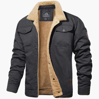 Herrjacka Bomber Vintage Vinter – Varm och Stilfull Vardagsjacka