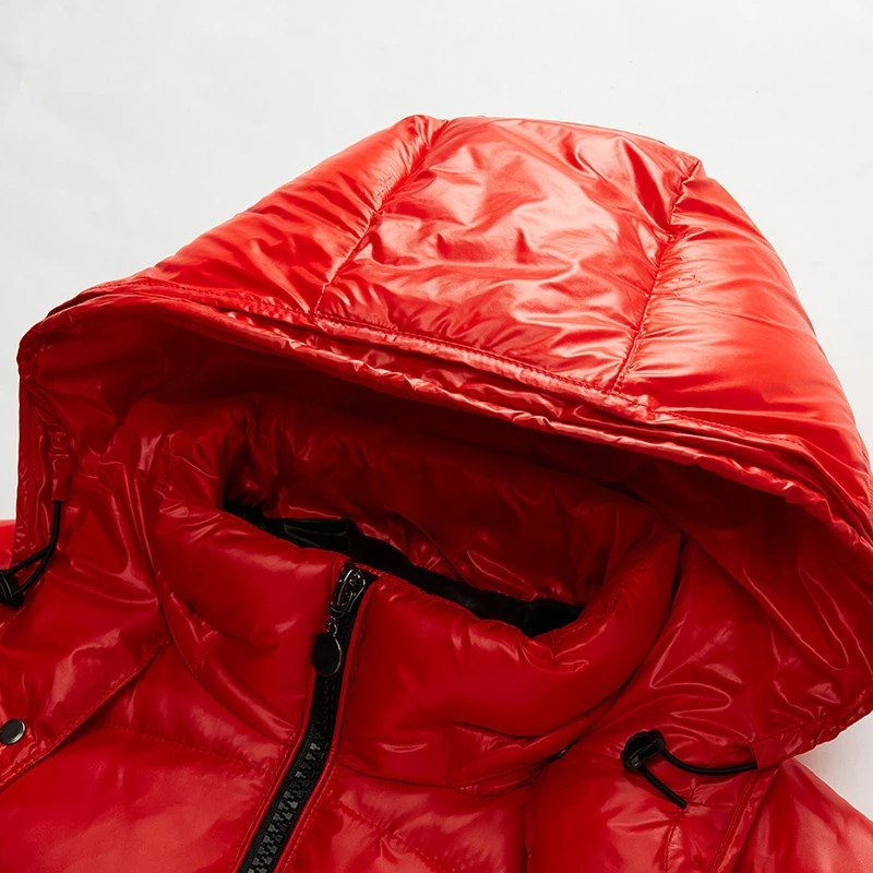 Herr Pufferjacka Vinter Modern Varm Outdoor Stil