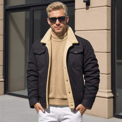 Herrjacka Bomber Vintage Vinter – Varm och Stilfull Vardagsjacka