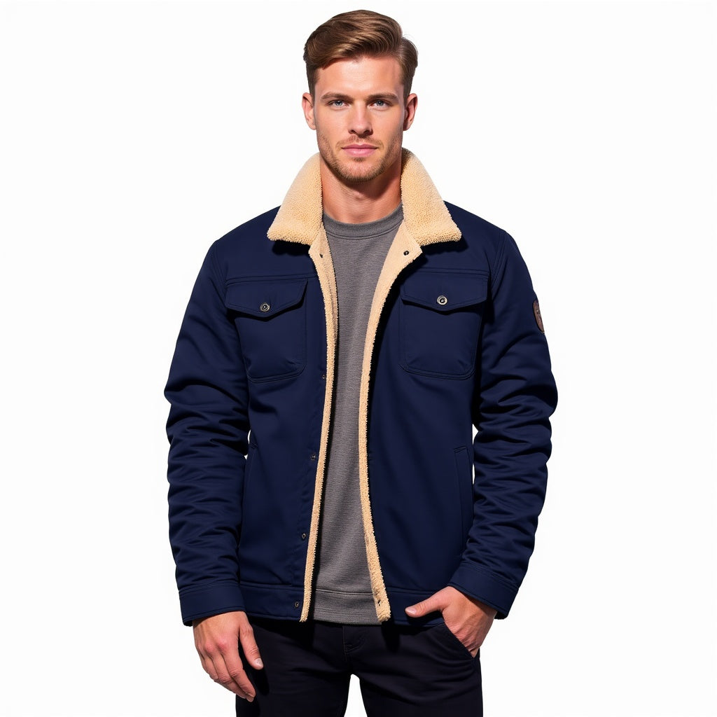 Herrjacka Bomber Vintage Vinter – Varm och Stilfull Vardagsjacka