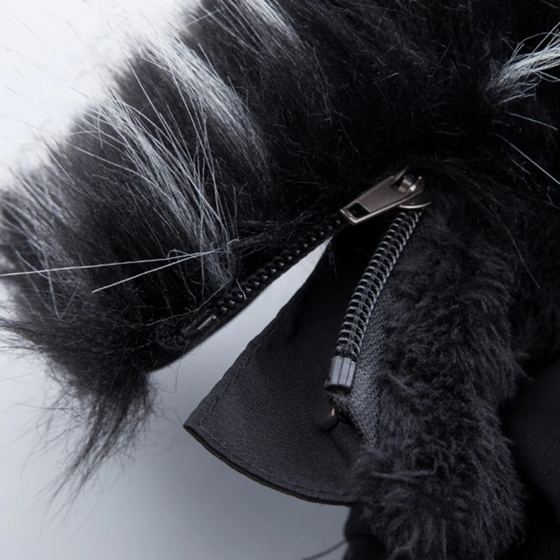 Herr Vinterparkas – Lång, Varm Jacka med Huva och Modern Urban Stil