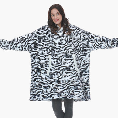 Unisex Mysig Oversize Hoodie-filt för Loungewear och Avkoppling