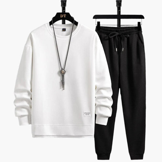 Herr Joggingdress – Modern Avslappnad Stil för Fritid och Träning