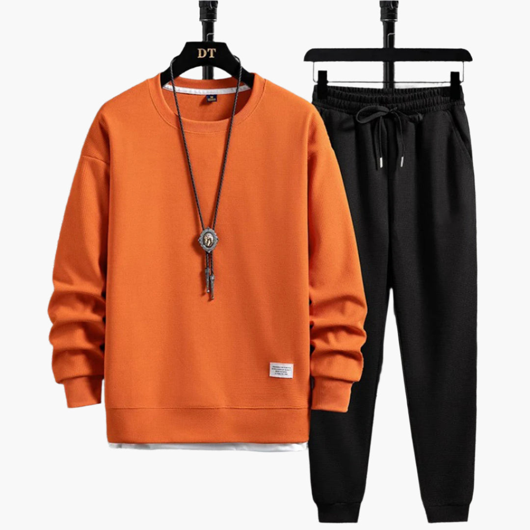 Herr Joggingdress – Modern Avslappnad Stil för Fritid och Träning