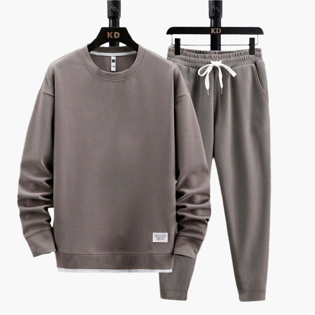 Herr Joggingdress – Modern Avslappnad Stil för Fritid och Träning