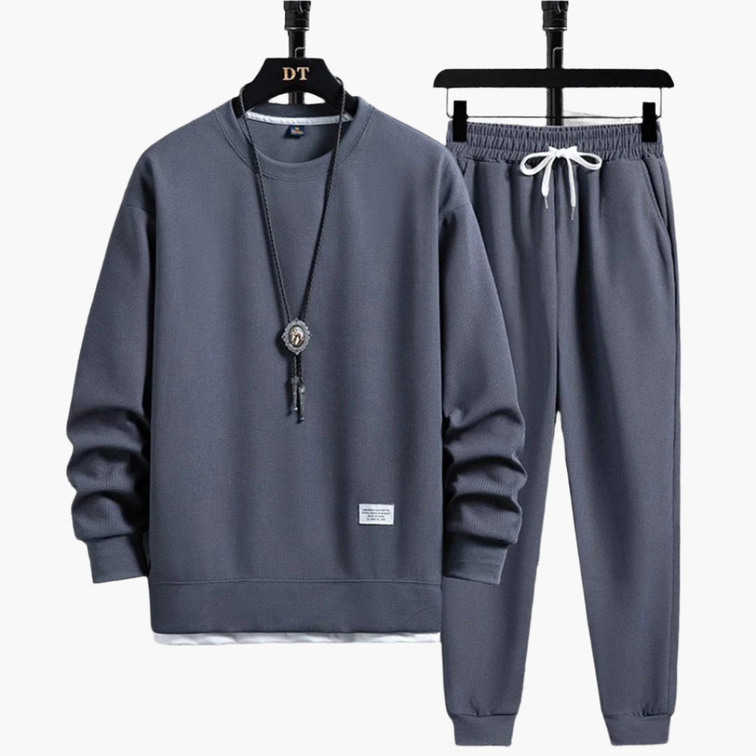 Herr Joggingdress – Modern Avslappnad Stil för Fritid och Träning