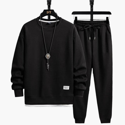 Herr Joggingdress – Modern Avslappnad Stil för Fritid och Träning