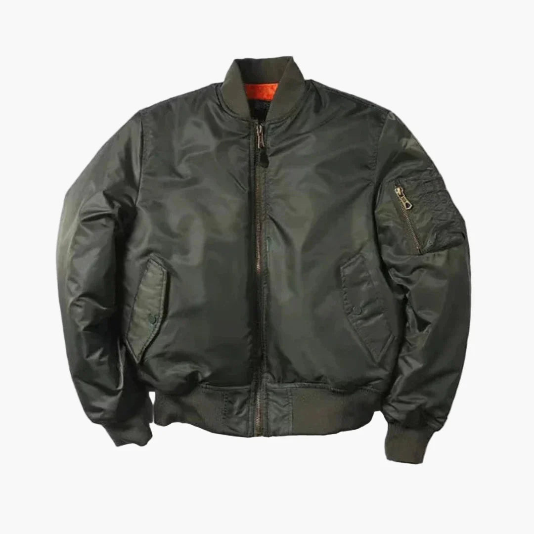 Unisex Bomberjacka Klassisk Stil För Fritid och Urban Look