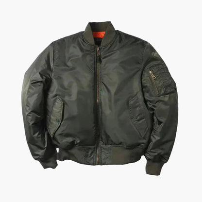 Unisex Bomberjacka Klassisk Stil För Fritid och Urban Look