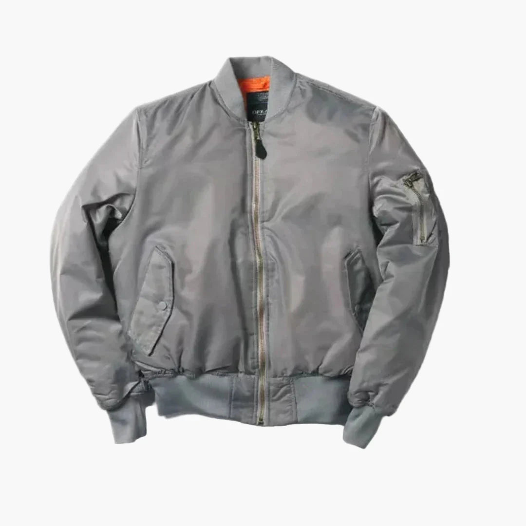 Unisex Bomberjacka Klassisk Stil För Fritid och Urban Look