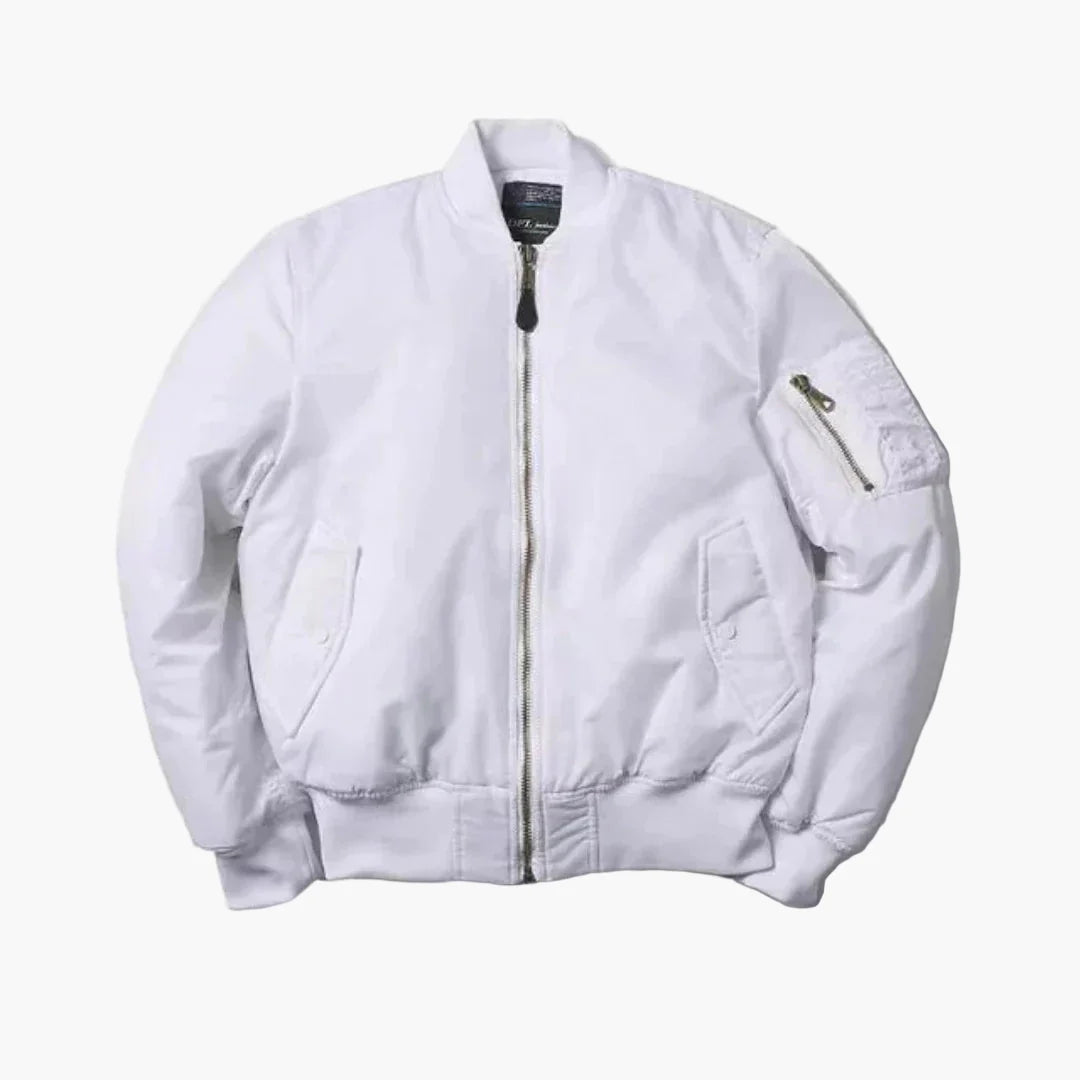 Unisex Bomberjacka Klassisk Stil För Fritid och Urban Look