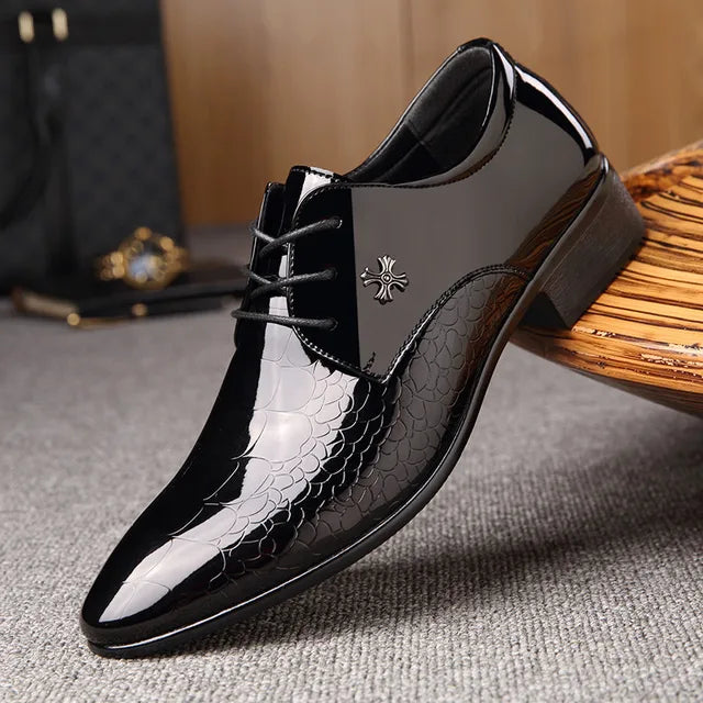Herr Oxford Skor – Elegant Formell Design för Bröllop & Fest