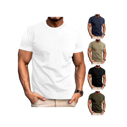 Herr T-shirt i avslappnad sportstil – Perfekt för träning och vardag