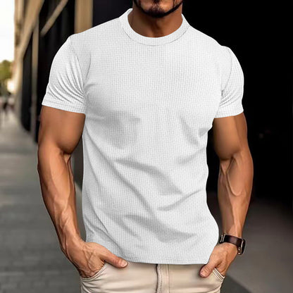 Herr T-shirt i avslappnad sportstil – Perfekt för träning och vardag