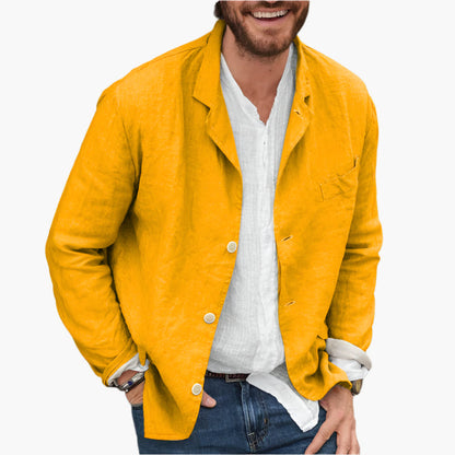 Herr Casual Blazer – Avslappnad och Stilren Kavaj för Vardag och Fest