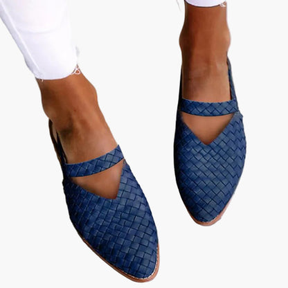Damers ortopediska sandaler – flätad design för komfort och stil