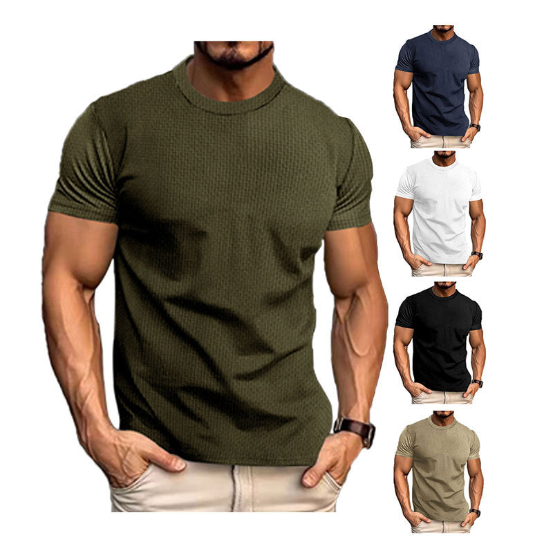 Herr T-shirt i avslappnad sportstil – Perfekt för träning och vardag