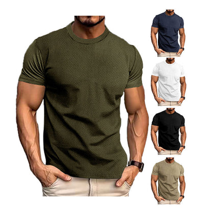 Herr T-shirt i avslappnad sportstil – Perfekt för träning och vardag