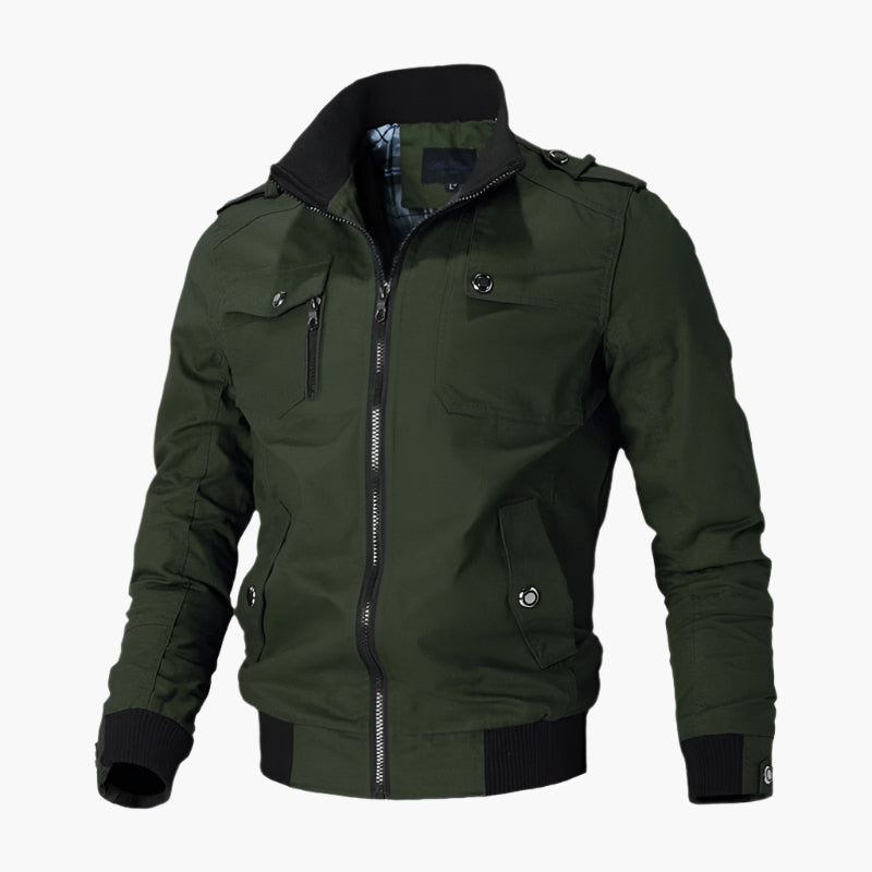 Herrjacka Bomber – Modern Stil och Mångsidig Sommarjacka för Vardag och Fritid